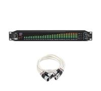 Equalizer 31 Bands Digital Equaliser DSP Effect Profesional Equalizador Spectrum LED Display Speaker Noise Reduction Audio(A Black)