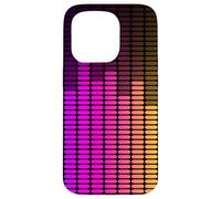 Equalizer Rainbow Music Lover Sound Engineer Audio Pattern Case for iPhone 15 Pro