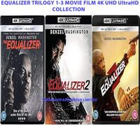 EQUALIZER TRILOGY 1-3 MOVIE FILM 4K UHD UltraHD COLLECTION Equaliser PART 1 2 3