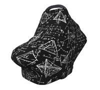 Equations Math Nursing Cover 360° Full Coverage Education Stretch Scarf for Breastfeeding and Car Seat Cover Fit for Most Pushchairs and Prams