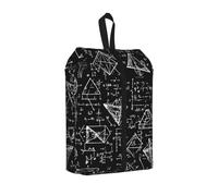 Equations Math Travel Shoe Bag Education Water Resistant Shoe Organiser with Zipper Handle, Lightweight Pouch for Suitcase & Gym, Folds Flat for Packing