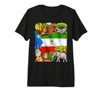 Equatorial Guinea Flag Equatorial Guinean Roots Premium T-Shirt