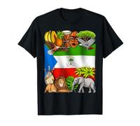 Equatorial Guinea Flag Equatorial Guinean Roots Value Graphic T-Shirt