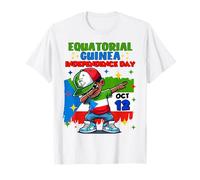 Equatorial Guinea Flag Pride Independence Day for Boys Kids T-Shirt