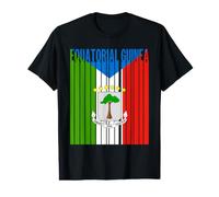 Equatorial Guinea Flag Value Graphic T-Shirt