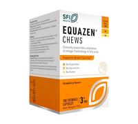 Equazen Childrens Chews, Omega 3 and Omega 6 Supplement, Clinically Researched Blend of DHA, EPA and GLA, Supports Brain Function, Suitable from 3+ to Adult, 180 Strawberry Flavoured Chews