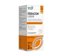 EQUAZEN Childrens Liquid | Omega 3 & 6 Supplement | Supports Brain Function | Blend of DHA, EPA & GLA | Suitable from 3+ to Adults | 200 ml Citrus Flavoured Liquid