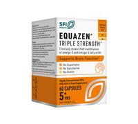 EQUAZEN Triple Strength Capsules | Omega 3 & 6 Supplement | Blend of DHA, EPA & GLA | Supports Brain Function | Suitable from 5 Years Old to Adults |