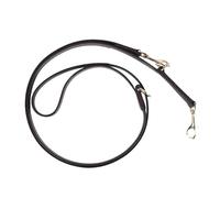 EQUEPETS Braided Leather Dog Leash Walking Training Leads|Leather Police Training Lead For Dogs Adult Only With Brass Fittings(BROWN)