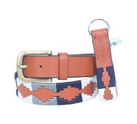 EQUEPETS Premium Leather Polo Belt for Men - Handcrafted Argentine Style - Elegant & Durable - Adjustable Fit - Perfect for Casual & Formal Wear, Multicolor (L)
