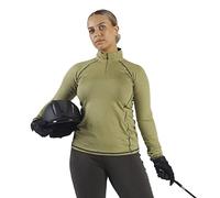 Equestrian Base Layer Ladies Long Sleeve Base Layer Lightweight Horse Riding Equestrian Tops (as8, Alpha, x_l, Regular, Regular, Standard, Olive/Navy, Extra Large)