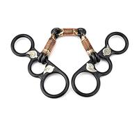 Equestrian Black Iron Snaffle Bit with Copper Wire, Loose Ring Design for Enhanced Communication, Perfect for Cowboy Style Training