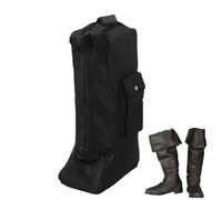 Equestrian Boot Bag - Riding Equipment Storage, Tall Boots Pouch | Oxford Cloth Waterproof Boots Protector Bag, Dustproof Shoe Storage, Household Boot Organizer with Pockets, Long