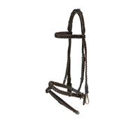 Equestrian braided training bridle Dy'on