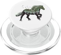 Equestrian forest-horses riding equitation horse PopSockets PopGrip for MagSafe