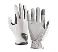 Equestrian Gloves Breathable Non-Slip Horse Riding Gloves Cool Ice Silk Full Palm Silicone Grip Reinforced Thumb Lightweight Comfortable Black Coffee White S-XXL(J)