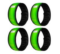 Equestrian Glow Leg Bands 4 Pack - PVC Safety Belts For Luminous Leggings, Visibility Equipment For Night Riding, Stable, Farm, Trail Use | Illuminated Safety Marking