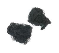 Equestrian Hairnets for Riding - Fine Mesh, Invisible Under Helmet, Secure & Comfortable - Black Hair Net for Competition & Daily Riding (Shires), One Size, Pack of 2, HeavyWeight