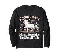 Equestrian Horse Lover Horse Riding Horseback Rider Long Sleeve T-Shirt
