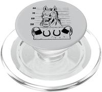 Equestrian horses riding mugshots horse PopSockets PopGrip for MagSafe