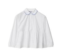 Equestrian Knight Blouse, female, Burberry, Kids Blouses, White, 4 Y, Kids 4 Y