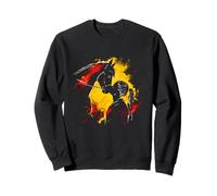 Equestrian Love a passionate horse and rider kissing pony Sweatshirt
