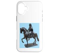 Equestrian Majesty - Marcus Aurelius Style Art Tee Case for iPhone 16 Plus
