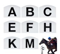 Equestrian Markers: Wall Mount Letters Alphabet Set | Durablies Riding Signs, Competition Training Markers, d