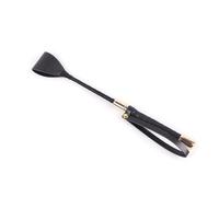 Equestrian riding whip with anti-slip grip for training, horse riding, performance, and directing(Black-30cm)
