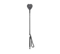 Equestrian riding whip with anti-slip grip for training, horse riding, performance, and directing(Black Heart)