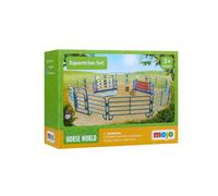 Equestrian Ring Playset Horse Riding Arena Toy Set Stable Jumping Accessories
