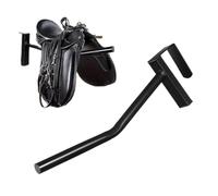 Equestrian Saddle Rack - Wall Mounted, Stable Organizer | Space Saving Equipment Holder For Tack Room Barn Garage Ranch Outdoors Training Facility Western Gear Storage Solution, 19.25x5.91x1.57 inches