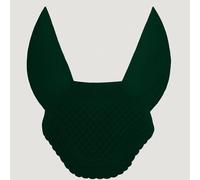 Equestrian Sound Restant Fly Protection Horse Ear Bonnet Silent Ear Net Crochet Bonnet with Soft Cotton Ear Covers (Green, X- Large)