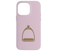 Equestrian Stirrup Minimal Western Riding Icon Artwork Case for iPhone 14 Pro Max
