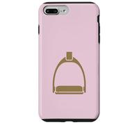 Equestrian Stirrup Minimal Western Riding Icon Artwork Case for iPhone 7 Plus/8 Plus