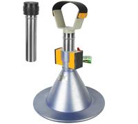 EQUESTRIAN STORE Adjustable Hoof Stand with Hammock Feeder, Strong 90 lb Magnet, Non-Slip Rubber Base, German Technology for Farriers, Hoof Stand for All Horse Sizes