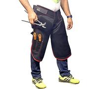 EQUESTRIAN STORE Farrier Apron 65cm Black Full Leather Suede Apron Trimmer Chaps Hoof Care Unisex Adults