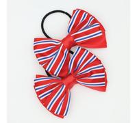 Equetech Childrens Luxury Regent Striped Show Bow Ribbons for Horse Riding/Showing - Pair