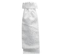 Equetech Deluxe Ready Tied Stock - Barcelona White Swirl