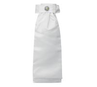 Equetech Deluxe Ready Tied Stock - Pearl White