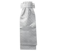 Equetech Diamond Brocade Ready-Tied Stock (Silver)