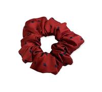 Equetech Dimaond Showing Equestrian Scrunchie (Burgundy/Navy)