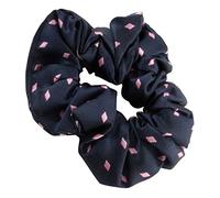 Equetech Dimaond Showing Equestrian Scrunchie (Navy/Pink)
