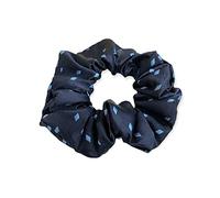 Equetech Dimaond Showing Equestrian Scrunchie (Navy/Lt Blue)