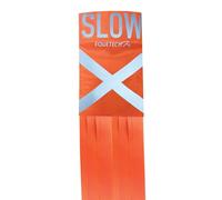 Equetech Hi-Vis Vision Horse Tail Tassel - Reflective Safety Streamers for Road Riding Visibility, Elasticated Secure Fit, One Size, Machine Washable (Orange)