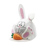 Equetech Hopper Bunny Interchangeable Ears Hat Silk - White