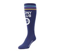 Equetech Junior Official Pony Club Riding Socks (2 pairs) - Navy - Size: Medium