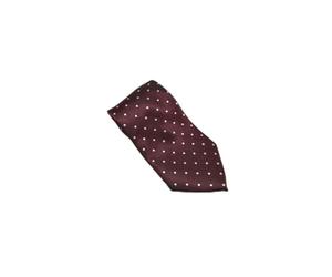 Equetech Junior Polka Dot Show Tie - Colour Maroon / White