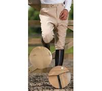Equetech Mens Foxhunter Hybrid Breeches-Beige-32