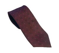 Equetech Unisex Horseshoe Polka Dot Showing Equestrian Neck Tie (Maroon/Navy)